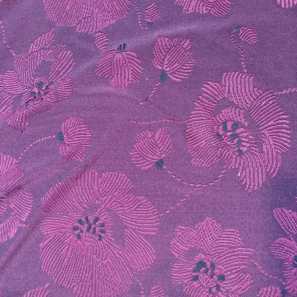 NWOT Le Chateau Size Large Purple Cold Shoulder Bodycon Dress or Tunic S… - Picture 9 of 10